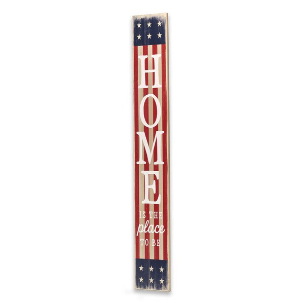 Home American Flag Vertical Wood Wall Decor Open Road Brands ShopORB